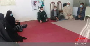 نشست مشترک پایگاه مقاومت بسیج برادران و خواهران روستای کچرانلو با حضور فرمانده سپاه شهرستان بجنورد