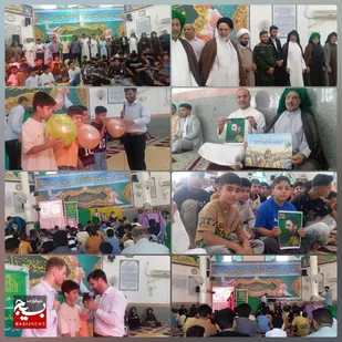 دهستان میاناب غرق در جشن غدیر شد