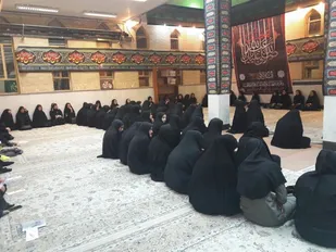 برپایی مراسم عزاداری سالار شهیدان در دانشگاه علوم پزشکی شاهرود+عکس