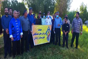 ورزش صبحگاهی در آرادان برگزار شد