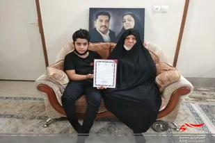 دیدار وسرکشی ازخانواده معظم شهید مدافع سلامت درزاهدان