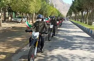 رژه موتوری در شهرستان لردگان برگزار شد