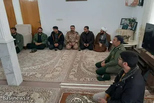 دیدار جمعی از بسیجیان نهاوند با خانواده شهید &laquo;احمد شوهانی&raquo;+تصاویر