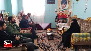 دیدار با حانواده معظم شهید میرزا زاده&nbsp;