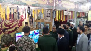 نمایش دستاوردهای ۱۱ پایگاه بسیج بجستان و یونسی در نمایشگاه اسوه