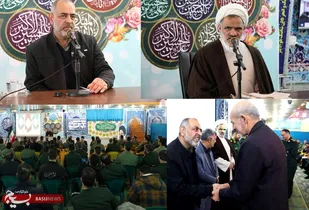 تجلیل از پاسداران نمونه&nbsp; و جانبازان در سپاه قمربنی هاشم(ع)