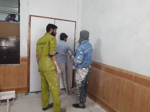بازسازی مرکز نگهداری بچه های بد سرپرست یا بی سرپرست توسط گروه جهادی یا فاطمه الزهرا