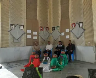 مراسم نوروز با شهدا در روستای اسفندآباد ابرکوه برگزار شد