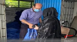 توزیع بسته های معیشتی در بین خانواده های نیازمند زندانی