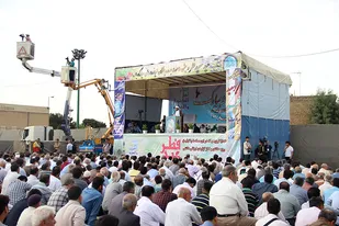 اقامه نماز عید سعید فطر در حرم حضرت عبدالعظیم حسنی