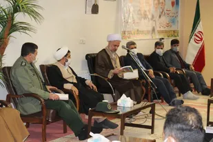 دیدار پاسداران سپاه ناحیه ابهر با امام جمعه این شهرستان