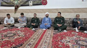 دیدار با خانواده شهید مدافع حرم شهید محمد احمدی جوان