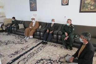 فرمانده و نماینده، ولی فقیه سپاه قروه از خانواده&zwnj;های شهدای ورزشکار سرکشی نمودند