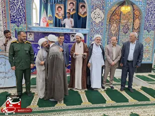 آیین تودیع و معارفه امام جمعه شهر نیمبلوک برگزار شد&nbsp;