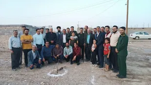 کلنگ زنی ساخت ۱۰۰ واحد مسکونی برای محرومین استان یزد در شهرستان خاتم