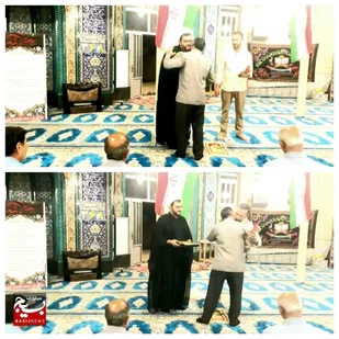 تجلیل از رزمنده و  آزاده محله خاردان
