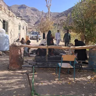 بازدید فرمانده حوزه مقاومت بسیج عشایری از عشایر روستای جمچین