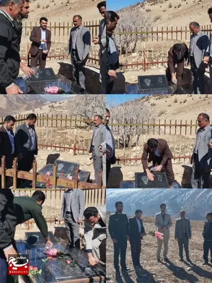 عطرافشانی مزار شهید سالار خالدی سردشتی