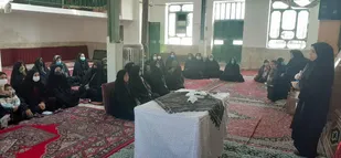 برگزاری آموزش عمومی مقدماتی بسیج در روستای نجف آباد بجنورد