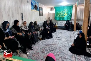 برپایی مراسم تجلیل از دختران بسیجی در سرخه