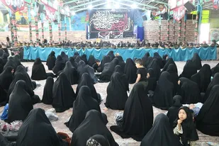 برگزاری دومین روضه محرم در جوار مزار گلستان شهدای اصفهان