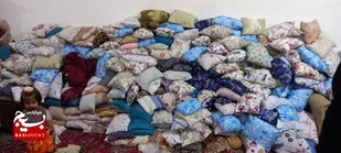 خدمت بانوان شهر وردنجان زائران اربعین