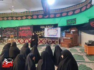برگزاری نشست روشنگری ویژه هفته دفاع مقدس برای خواهران بسیجی شهرعلی اکبر