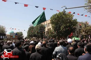 قابی ماندگار از قافله عزاداری نیروهای مسلح در روز ۲۸ صفر