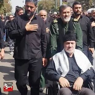 آیین تشیع پیکر جانباز سر افراز سردار حاج احمد حیدری