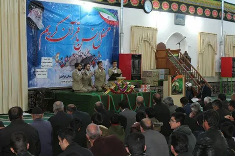 برگزاری محفل انس باقرآن کریم در شهر تلخاب فراهان