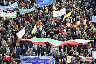 راهپیمایی دشمن&zwnj;شکن مردم انقلابی دارالمومنین همدان در ۱۳ آبان
