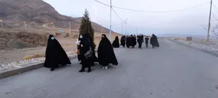 کوهپیمایی بانوان بسیجی پایگاه حضرت خدیجه (س) سمنان+ عکس