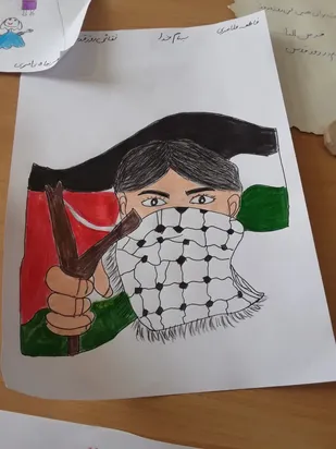 کودکان شاهرودی جنایات رژیم صهیونسیتی علیه مردم مظلوم فلسطین را محکوم کردند