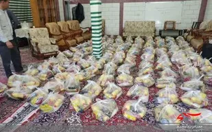 تهیه و توزیع 150بسته معیشتی در اشکفتک