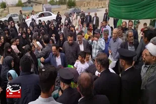 اجتماع بزرگ امام رضایی&zwnj;ها با حضور کاروان زیر سایه خورشید در روستای بوبوک آباد قهاوند