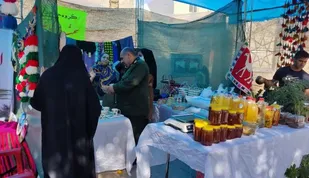 نمایشگاه اقتصاد مقاومتی در گچساران دایر شد + (تصاویر)