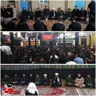 بازدید فرمانده ناحیه مقاومت بسیج شوش از مواکب شهر حر این شهرستان&nbsp;