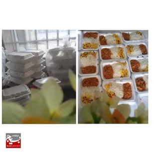 توزیع عذای گرم توسط گروه جهادی حضرت زینب (س) انجام شد