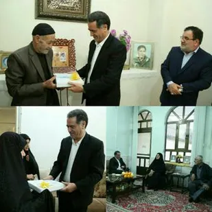 دیدار استاندار با خانواده شهدا