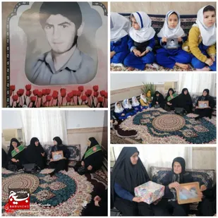 دیدار با مادر شهید ۱۴ ساله