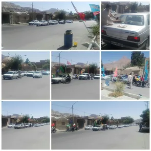برپایی کاروان شادی و ایستگاه صلواتی در روستای اسلامیه / توزیع بسته های فرهنگی و تمثال حاج قاسم