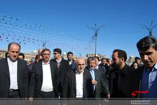حضور وزیر امور اقتصادی و دارایی در همدان