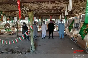 برپایی خیمه های مقاومت در شهر پلان چابهار
