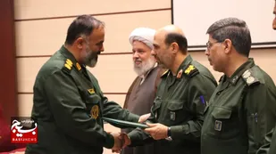 آیین تکریم و معارفه معاون هماهنگ کننده سپاه امام حسن مجتبی علیه السلام استان البرز برگزار شد+تصاویر