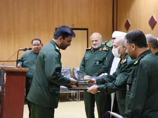آیین تکریم و معارفه جانشین فرماندهی و معاون هماهنگ کننده سپاه امام رضا علیه السلام