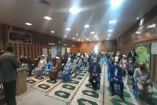 مراسم گرامی داشت سالروز میلاد امام حسین (ع) و روز پاسدار در ناحیه مقاومت بسیج ارسنجان