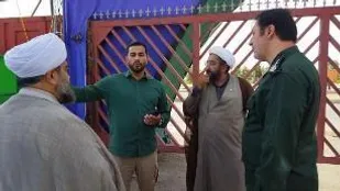 بازدید مسئولان نمایندگی ولی فقیه از محل برگزاری دومین کنگره شهدای استان سمنان