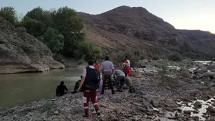 عملیات12 ساعته تیم هلال احمر زنجان برای جستجوی جسد غرق شده در قزل اوزن