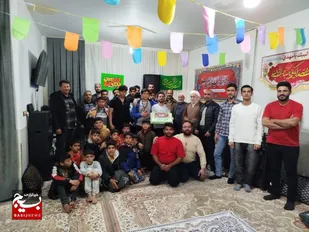 جشن میلاد حیدر کرار در شهر نصرآباد به روایت تصویر