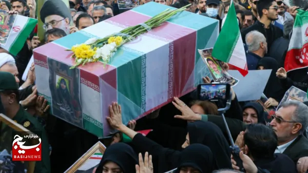 مراسم تشییع  پیکر مطهر شهدای مدافعان ایران